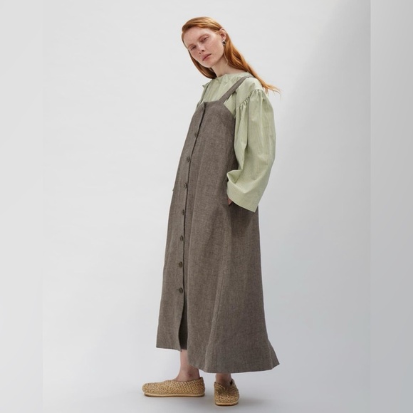 Cawley Dresses & Skirts - 🇬🇧 Cawley Studios wool lined pinafore dress